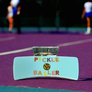 Pickleballer Hair Clip - Blue